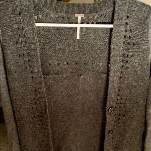 Last call! Dark gray cardi from Free People